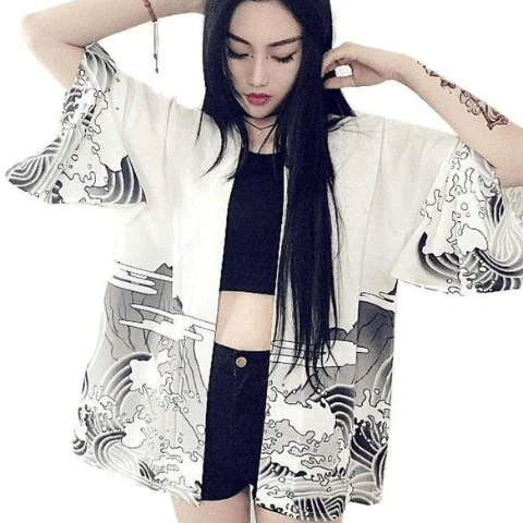 kimono haori for kvinner