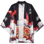 Folkloristisk Kort Kimono 1