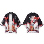 Folkloristisk Kort Kimono 2