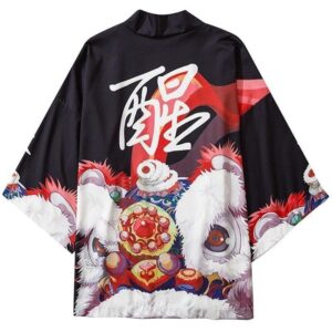 Folkloristisk Kort Kimono