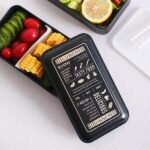 Japansk Bentoeske i Svart