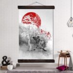Japansk Dukke Japan Maleri
