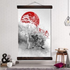 Japansk Dukke Japan Maleri