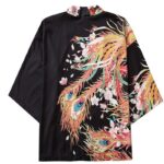 Japansk Haori Fjaer av Fugl Foniks