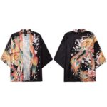 Japansk Haori Fjaer av Fugl Foniks 2