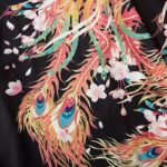 Japansk Haori Fjaer av Fugl Foniks 3