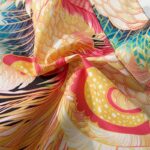 Japansk Haori Fjaer av Fugl Foniks 6