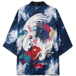 Japansk Haori Fugler Kimono