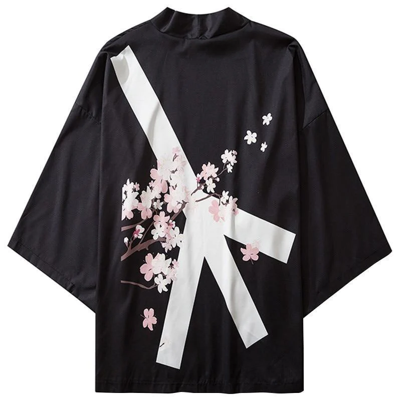 Japansk Haori Kirsebaergren Japansk Haori Kirsebaergren
