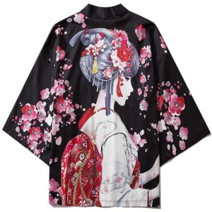 Japansk Haori Ung Kvinne