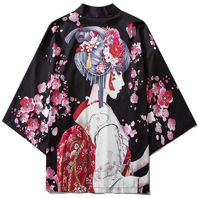 Japansk Haori Ung Kvinne Japansk Haori Ung Kvinne