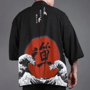 Japansk Haori med Japansk Symbol