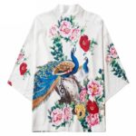Japansk Haori med Pafuglmonster 2