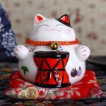 Japansk Heldig Katt Maneki Neko 3