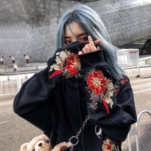 Japansk Hoodie Moonlight