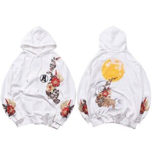 Japansk Hoodie Moonlight 4