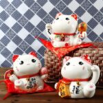 Japansk Katt Som Vinker 4