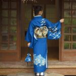 Japansk Kimono Bla 1