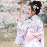 Japansk Kimono Dam Lin