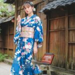 Japansk Kimono Kjole Kiku