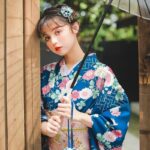 Japansk Kimono Kjole Kiku 2