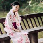 Japansk Kimono Lin Kvinner 1