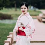Japansk Kimono Lin Kvinner 3