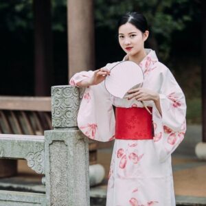 Japansk Kimono Lin Kvinner