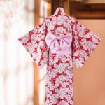 Japansk Kimono Rod Kvinner 3