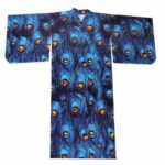 Japansk Kimono for Kvinner Pafugl 6