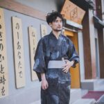 Japansk Kimono for Menn Casual 1