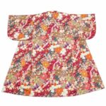 Japansk Kimono med Blomstermonster 5