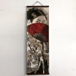 Japansk Kvinne Maleri 1