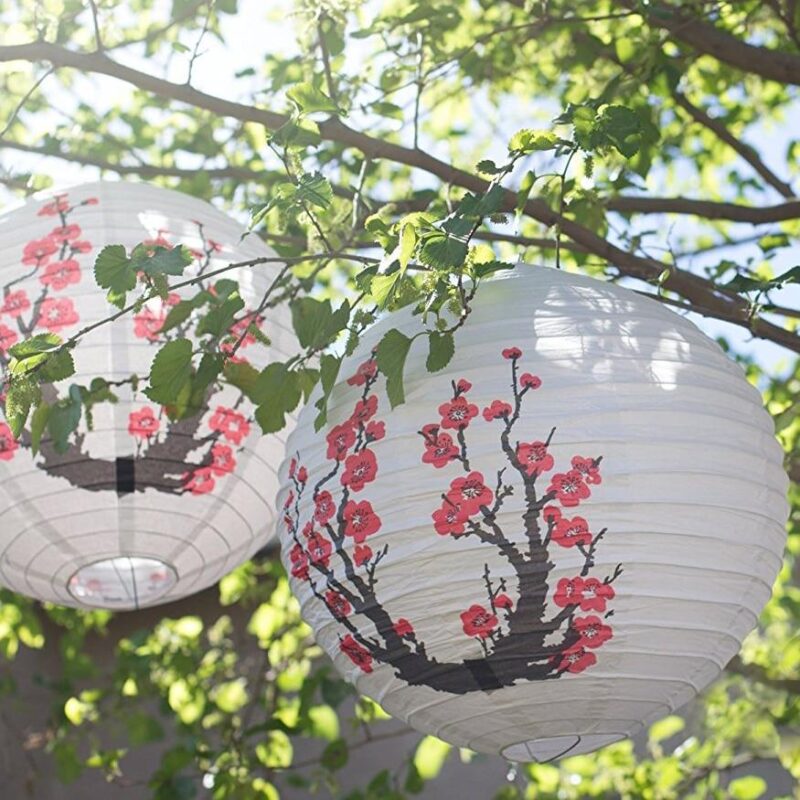 Japansk Lampe Sakura Blomster 1