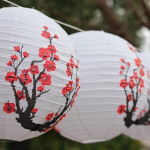 Japansk Lampe Sakura Blomster