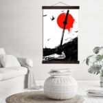 Japansk Maleri Blodig Katana 3