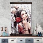 Japansk Maleri Geisha stil 2