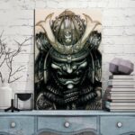 Japansk Maleri Kabuto 1