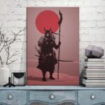 Japansk Maleri Lanse Kriger 2
