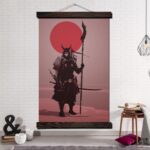 Japansk Maleri Lanse Kriger 3