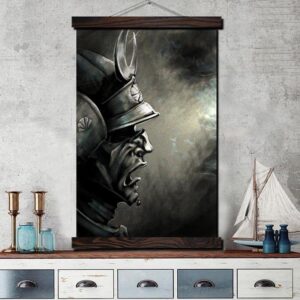 Japansk Maleri Samurai Yasuke