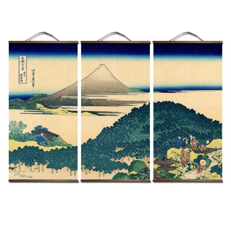 Japansk Maleri av Aoyama Enza no matsu Japansk Maleri av Aoyama Enza no matsu