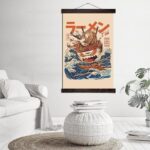 Japansk Maleri av Demoniske Vinduer 2