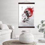 Japansk Maleri av Geishasommerfugler 1