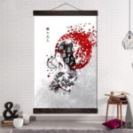 Japansk Maleri av Geishasommerfugler 2