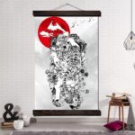 Japansk Maleri av Hvit Tiger