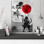 Japansk Maleri av Krigens Herre