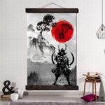 Japansk Maleri av Krigens Herre 3