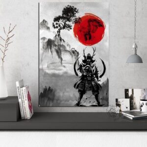 Japansk Maleri av Krigens Herre
