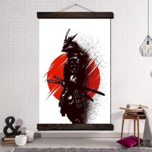 Japansk Maleri av Samuraikunst